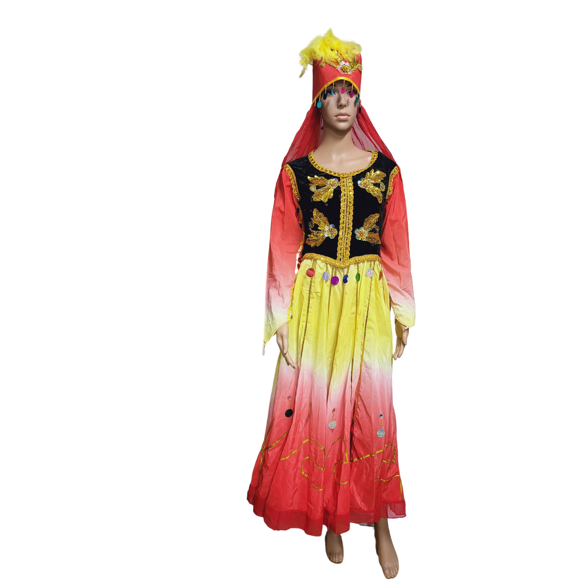 Mongolia National Costume for Teens / Adult Female – Sonia Lee's Costume  Central