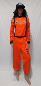 Astronaut Orange Costume 4