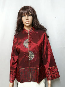 Chinese Maroon Costume 1