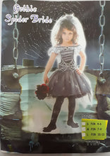 Load image into Gallery viewer, Gothic Spider Bride Costume for Kids 5-6y