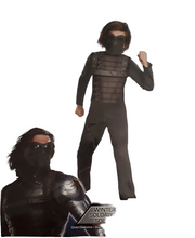 Load image into Gallery viewer, Captain america winter soldier costume for kids (6-7yo)