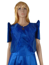 Load image into Gallery viewer, Royal Blue Filipiniana Long dress