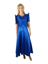Load image into Gallery viewer, Royal Blue Filipiniana Long Dress