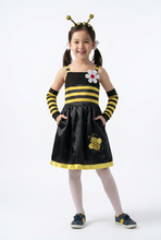 Load image into Gallery viewer, Black bee costume for kids / Bumblebee Dress