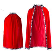 Load image into Gallery viewer, Prince or King Cape for Kids 4-12yo