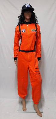 Astronaut Orange Costume 3