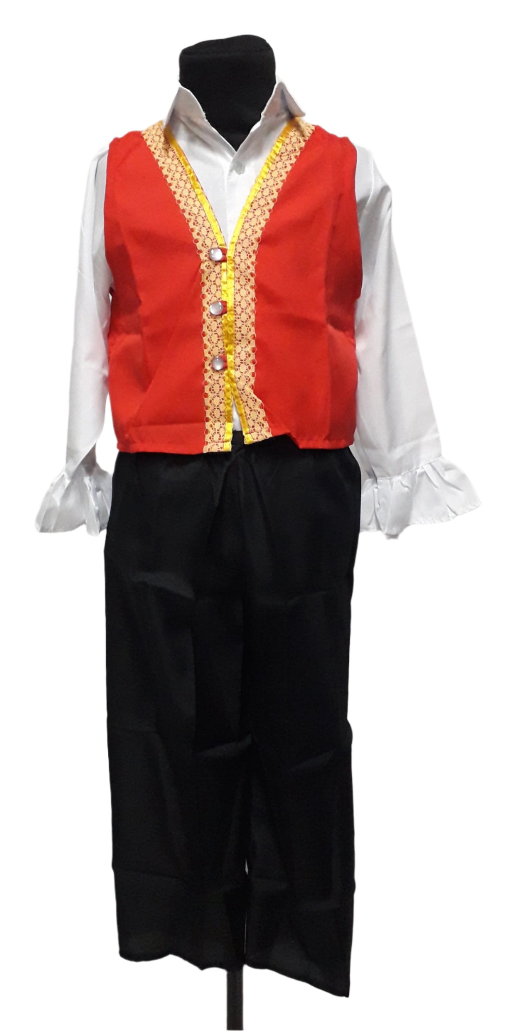 Italian Traditional Outfit Men Austria, Italy, Norway, Sweden Boy UN Costume  – Sonia Lee's, image size:1670x3348