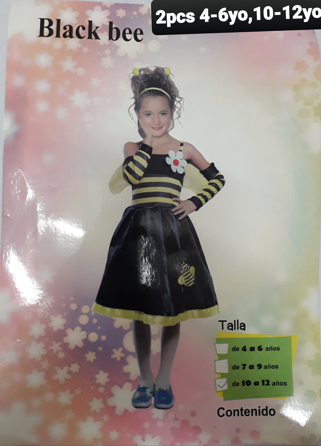 Black bee costume for kids / Bumblebee Dress
