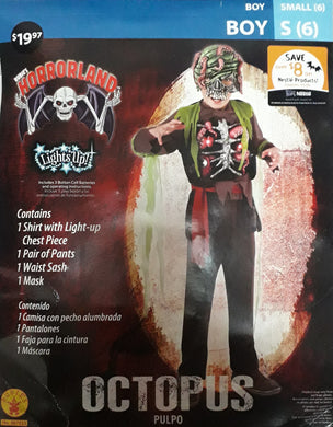 Horror Octopus Costume for Kids 4-6y