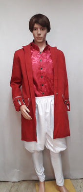 Renaissance King Costume Red