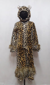 Leopard Cheetah Animal Safari Costume for Kids 3-4y