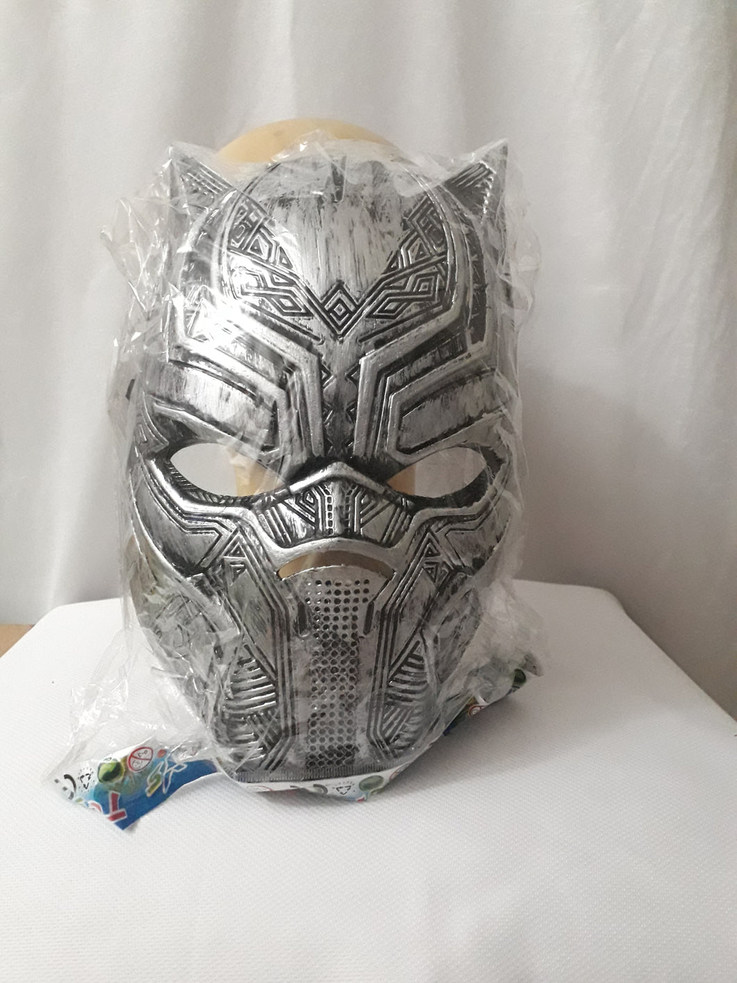 Black Panther Mask (Silver)