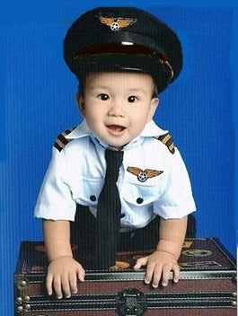 Pilot Costume for Kids 1-10y