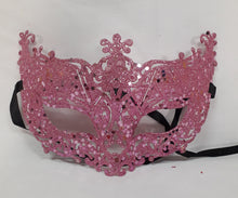 Load image into Gallery viewer, Masquerade Mask - Glittery, Green or Pink