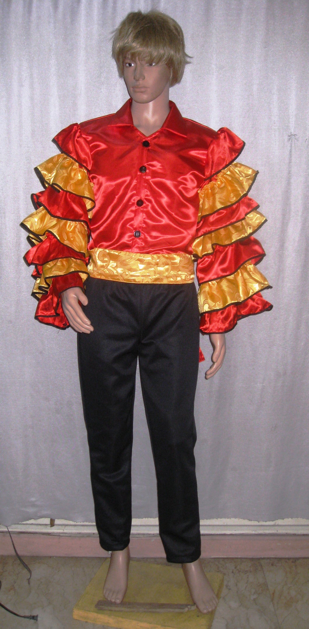 Spain Costume Argentina Costume for Male, Peru, Cuba, Brazil