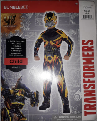 Transformers Bumblebee Costume for Kids 6yo