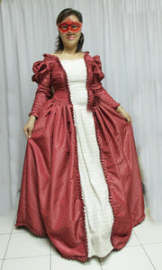 Victorian Costume Old Rose