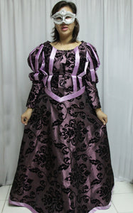 Victorian Costume Purple