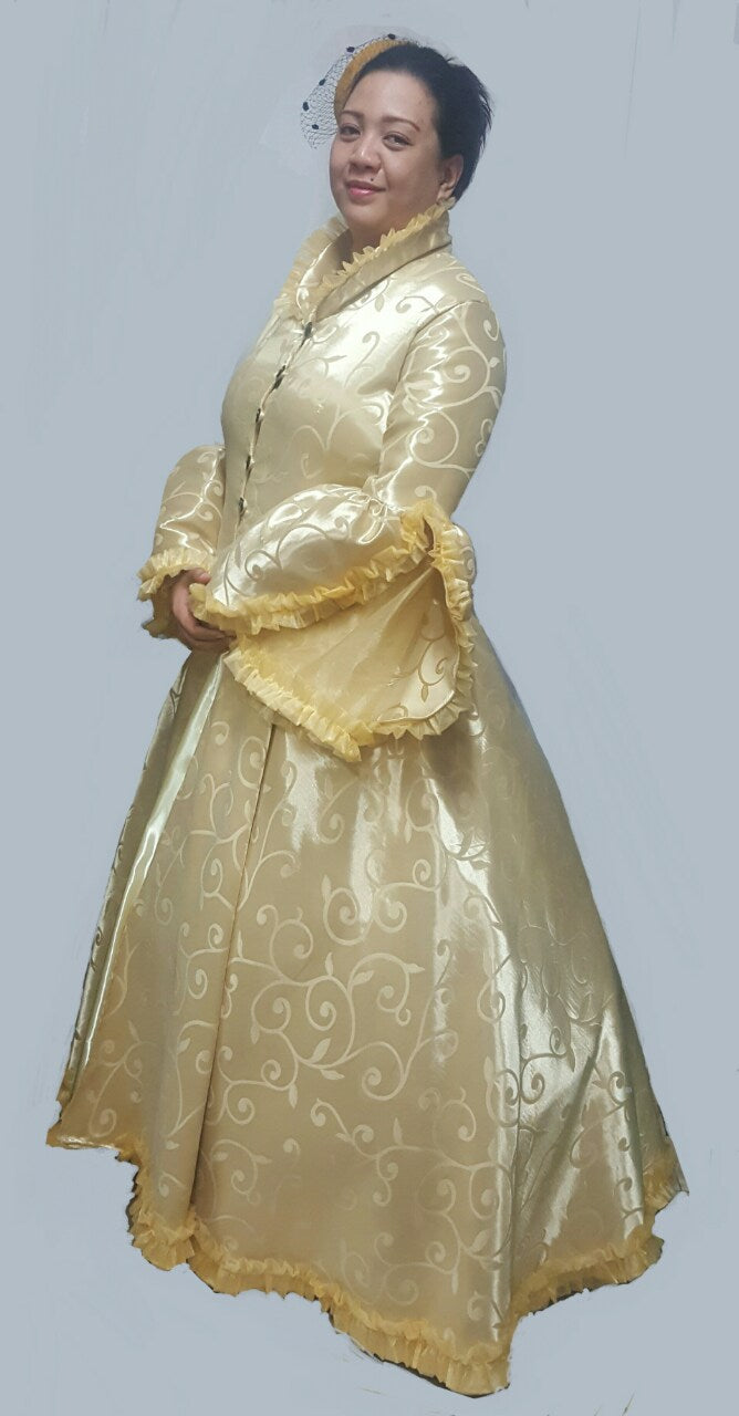 Victorian Costume Beige