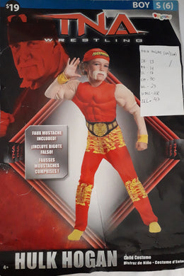 TNA wresting hulk hogan costume for kids (6-7yo)